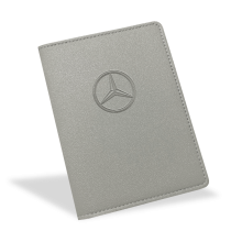 Porte carte grise similicuir Basic - Gris